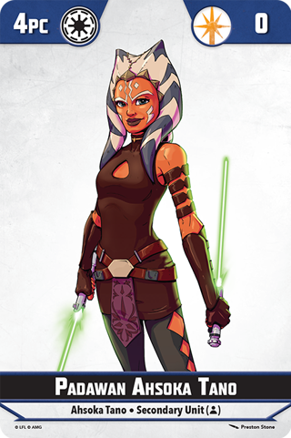 Star Wars Shatterpoint Padawan Ahsoka Tano Unit Card (1)