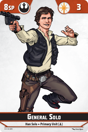 Shatterpoint General Solo Unit Card