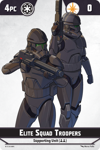 Shatterpoint Elite Squad Troopers Unit Card