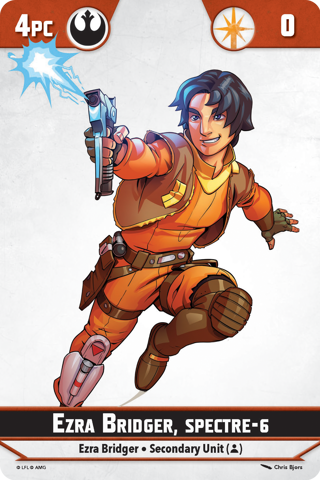 Shatterpoint Ezra Bridger Spectre 6 Unit Card