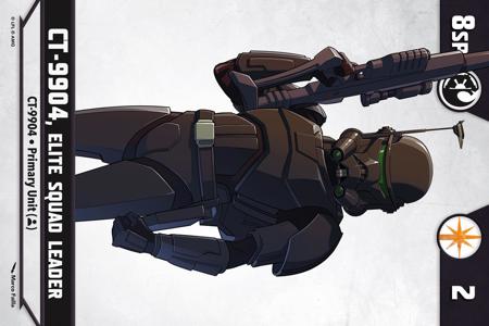 Shatterpoint CT 9904, Elite Squad Leader Unit Card