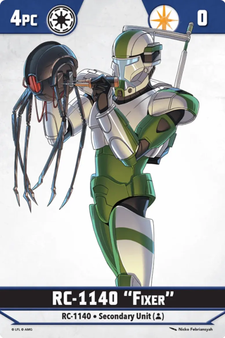 Shatterpoint RC1140 Fixer Unit Card