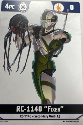 Shatterpoint RC1140 Fixer Unit Card