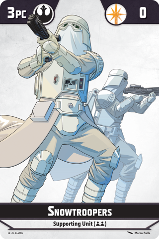 Shatterpoint Snowtroopers Unit Card