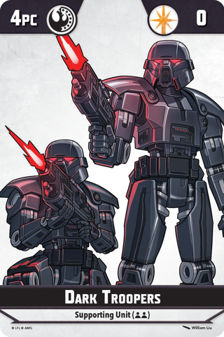 Shatterpoint Dark Trooper Unit Card