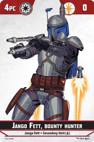 Star Wars Shatterpoint Jango Fett Unit Card