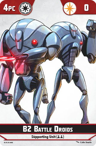 Star Wars Shatterpoint B2 Unit Card