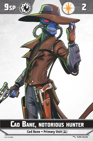 Shatterpoint Cad Bane Unit Card