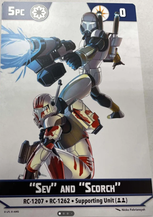 Shatterpoint Sev And Scorch Unit Card