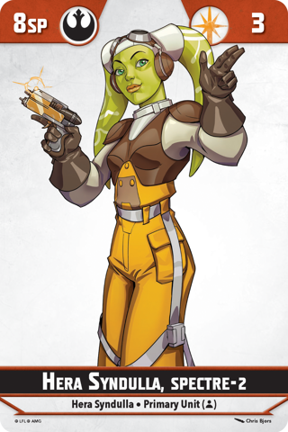 Shatterpoint Hera Syndulla Spectre 2 Unit Card