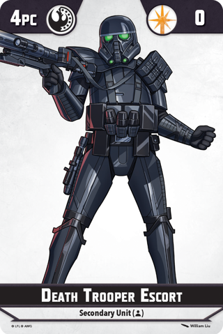 Shatterpoint Death Trooper Escort Unit Card