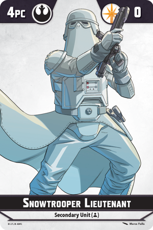 Shatterpoint Snowtrooper Lieutenant Unit