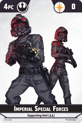Shatterpoint Imperial Special Forces Unit Card