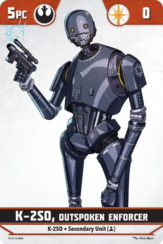 Shatterpoint K2SO Outspoken Enforcer Character