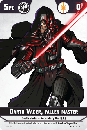 Shatterpoint Darth Vader Fallen Master Unit