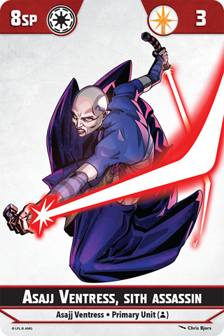 Star Wars Shatterpoint Asajj Ventress